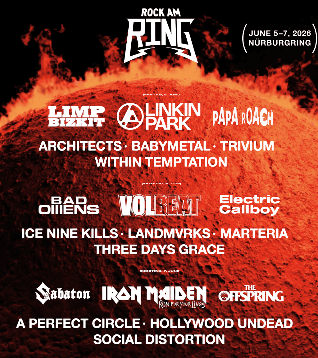 Изображение события «Rock am Ring 2026 with Linkin Park, Volbeat, Three Days Grace and many more»